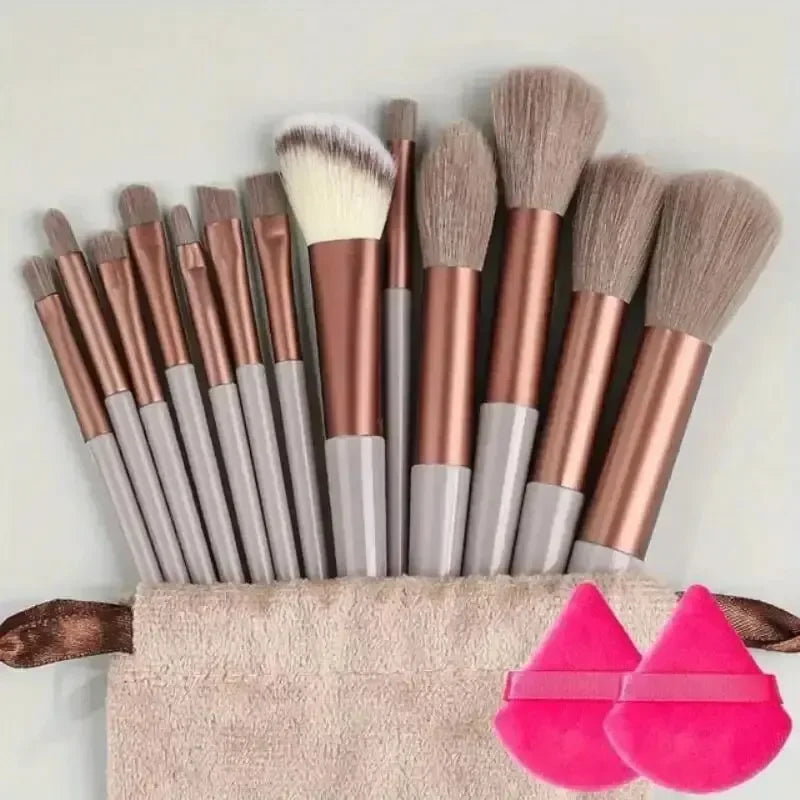 13-Piece Vegan Makeup Brush Set