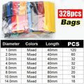 127/165/328/560/650/800pcs Heat Shrink Tubing kit 2:1 Shrinkable Wire Shrinking Wrap Wire Connect Cover Cable Repair Protection