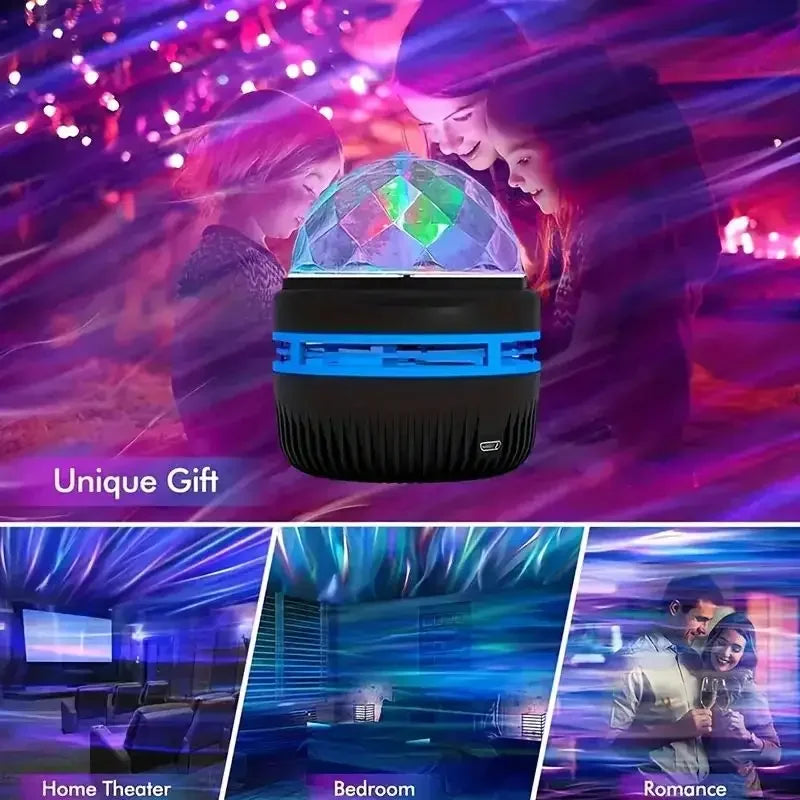 Galaxy Star Projector Night Light (USB)