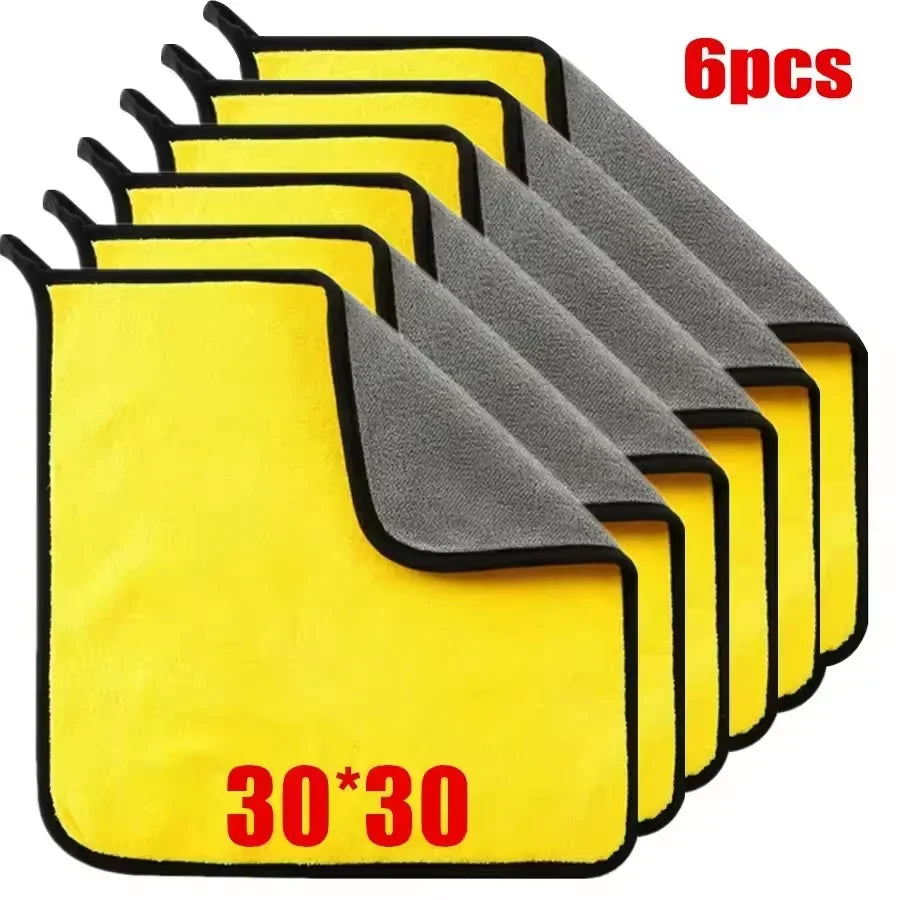 Microfiber Car Cleaning Towels (30 × 60 cm)