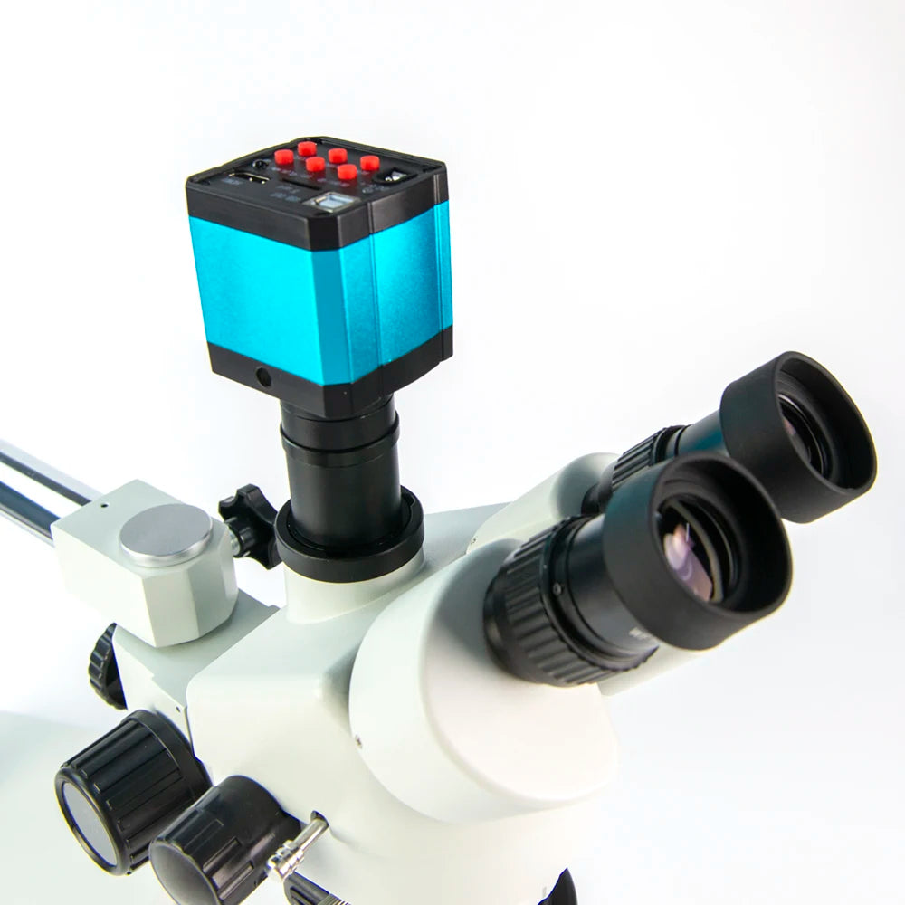 3.5X -90X Trinocular Zoom Stereo Microscope for PCB Mobil Inspection
