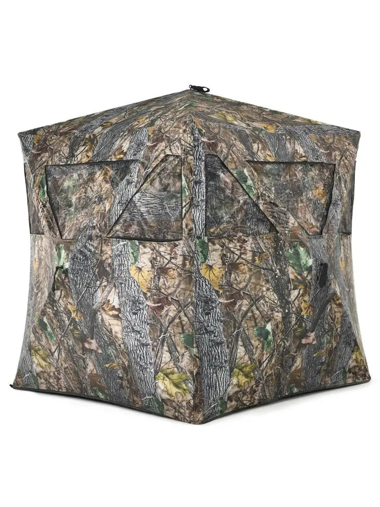 3 Person Portable Pop-Up Ground Hunting Blind with Tie-downs
