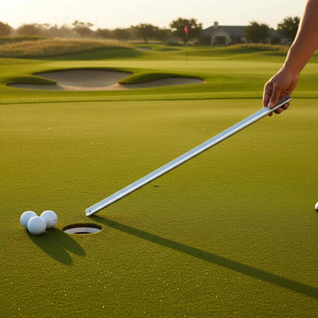 Stimpmeter Long-Lasting Golf Green Pace Meter Putting Green Pace Meter Aluminum Alloy Sports Training Tool Consistent Stroke