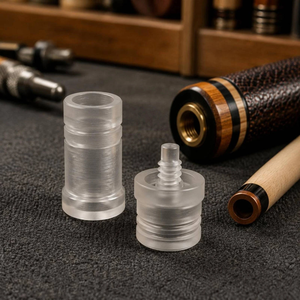 Billiard Cue Joint Protector Acrylic Pool Cue Joint Protector Sports Accessory Transparent Clear Plastic