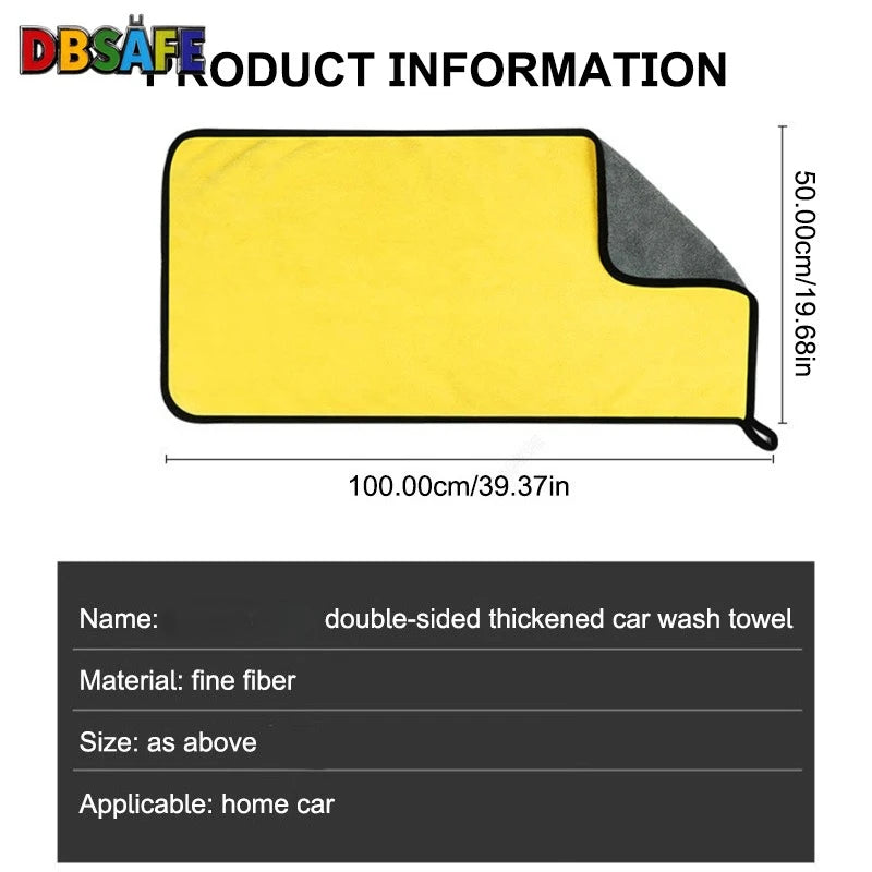 High-end Microfiber Towel Car Wash Towel Detailing Cleaning Cloth Car Wash Drying Towel Car Absorbent Cleaning Products
