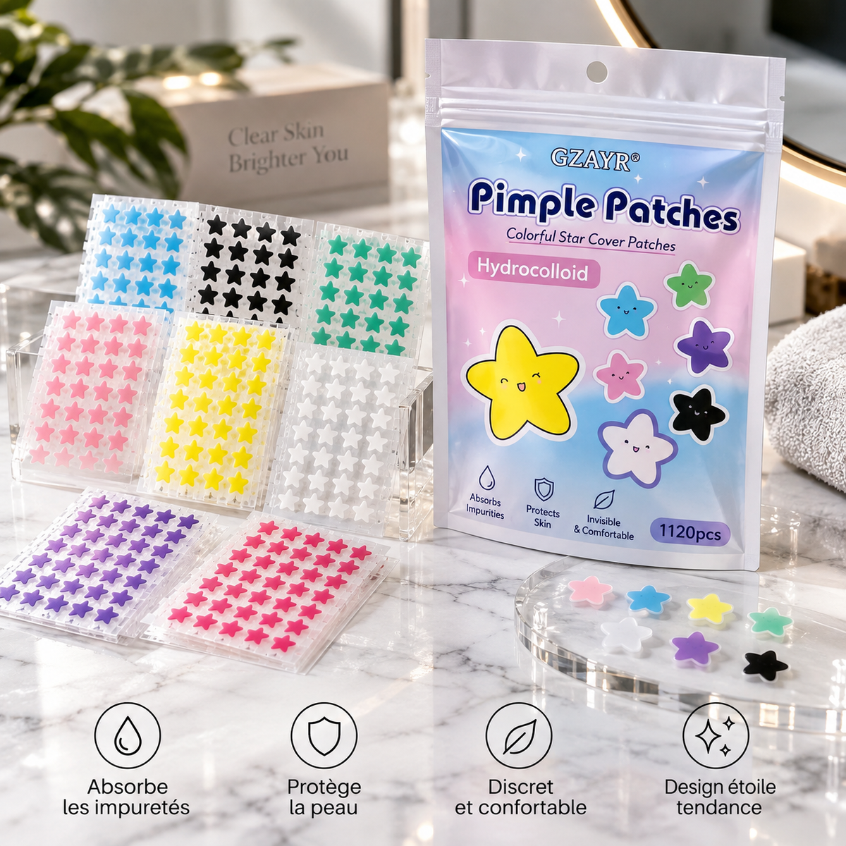 Star Pimple Patches – Hydrocolloid Spot Stickers