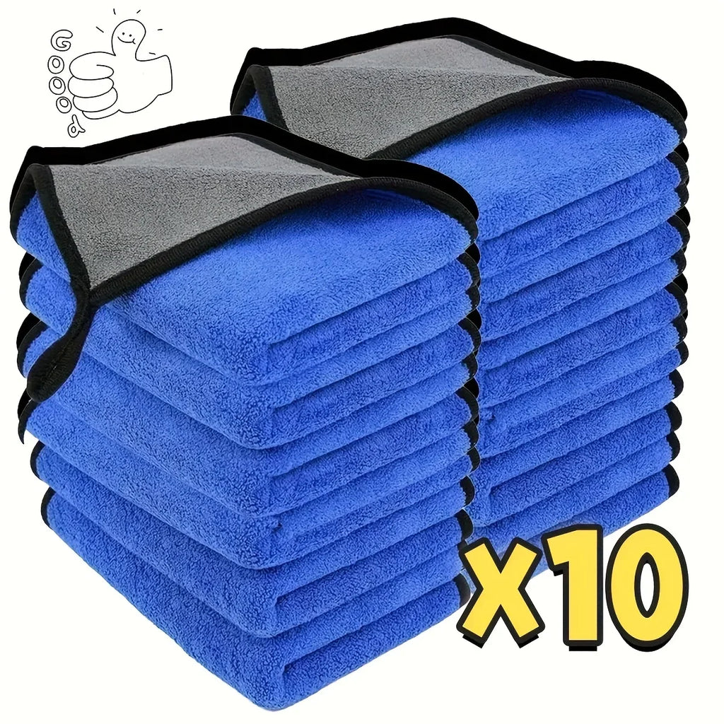 Microfiber Car Cleaning Towels (30 × 60 cm)