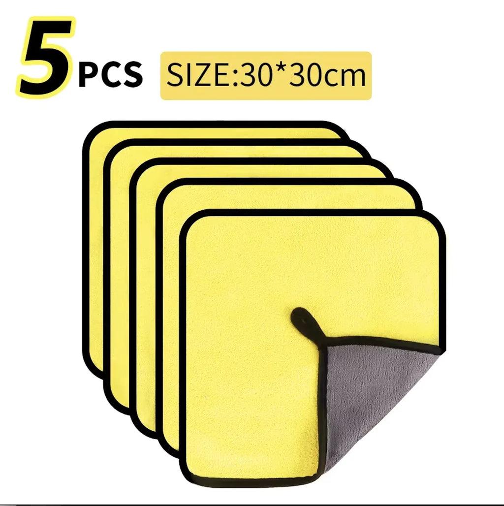 Microfiber Car Cleaning Towels (30 × 60 cm)