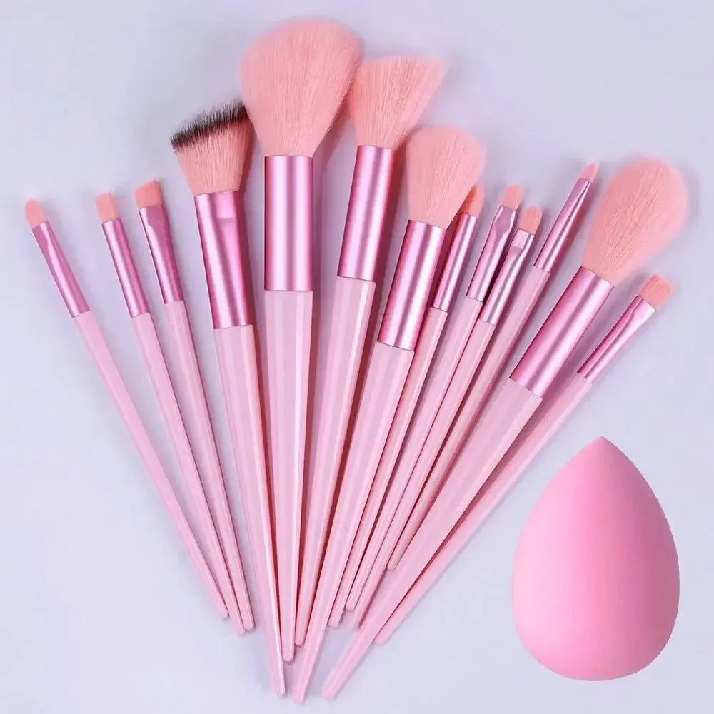 13-Piece Vegan Makeup Brush Set