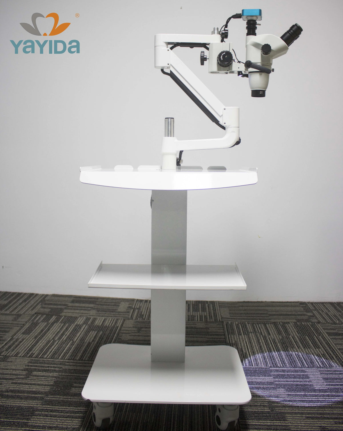 Dental Surgical Operating Microscope with Movable Stand Motorized Zoom & Focus for Endodontics Implantology