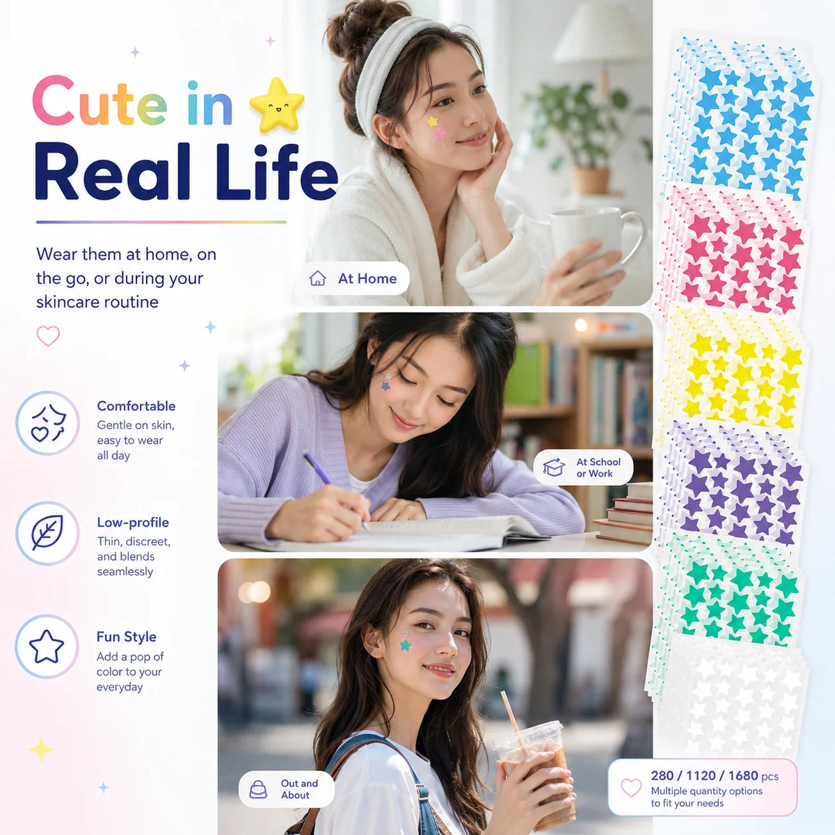 Star Pimple Patches – Hydrocolloid Spot Stickers