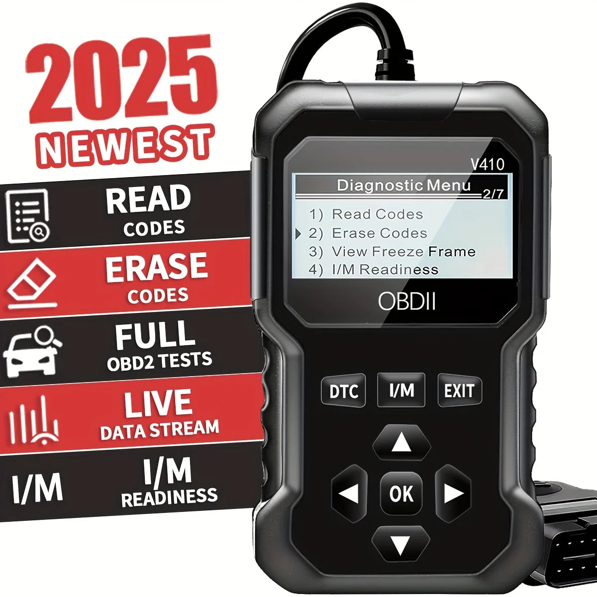 OBD2 Car Diagnostic Scanner – Fault Code Reader