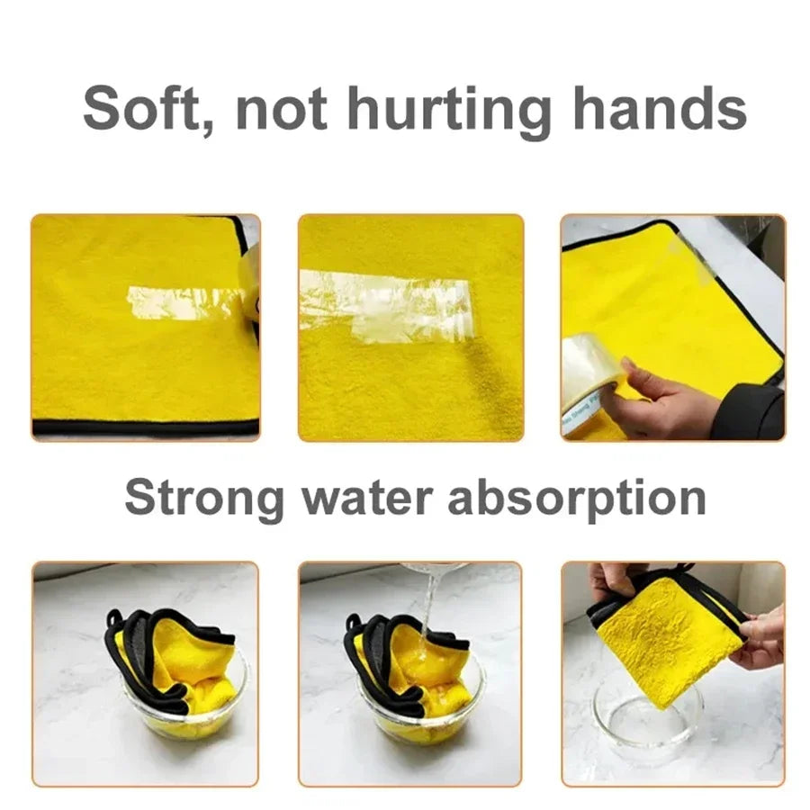 Microfiber Car Cleaning Towels (30 × 60 cm)