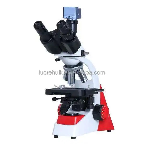 Professional Grade Binocular Microscope HD 195 Objective Medical Laboratory 10.5 Inch 4k Display Connected to Computer HDMI