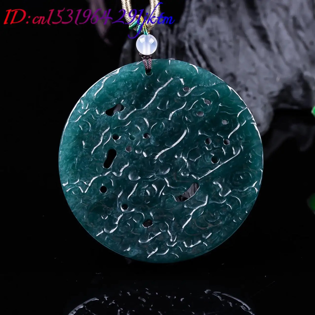 Burmese Jadeite Dragon Pendant Gemstone Real Jade Gifts for Women Necklace Charm Vintage Fashion Accessories Luxury