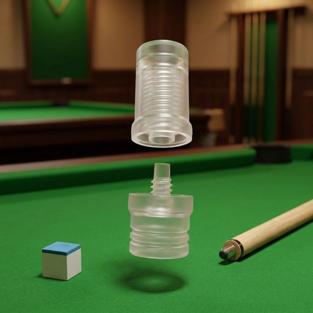 Billiard Cue Joint Protector Acrylic Pool Cue Joint Protector Sports Accessory Transparent Clear Plastic
