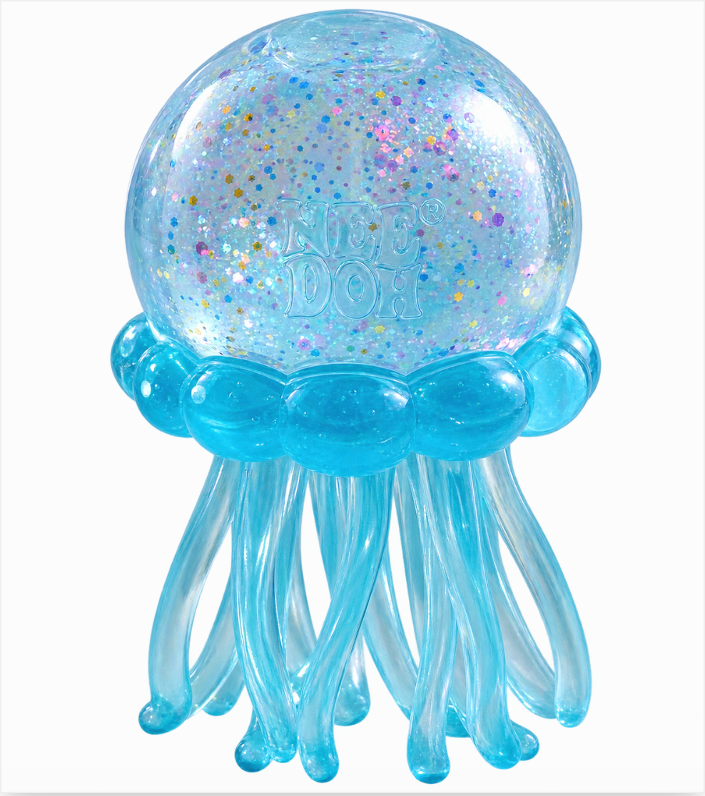 Shiny Jellyfish Squishies - Super Squeeze Sensory Putty, Stress Relief Toy Suitable For Children And Adults, Ideal Easter And Birthday Gift