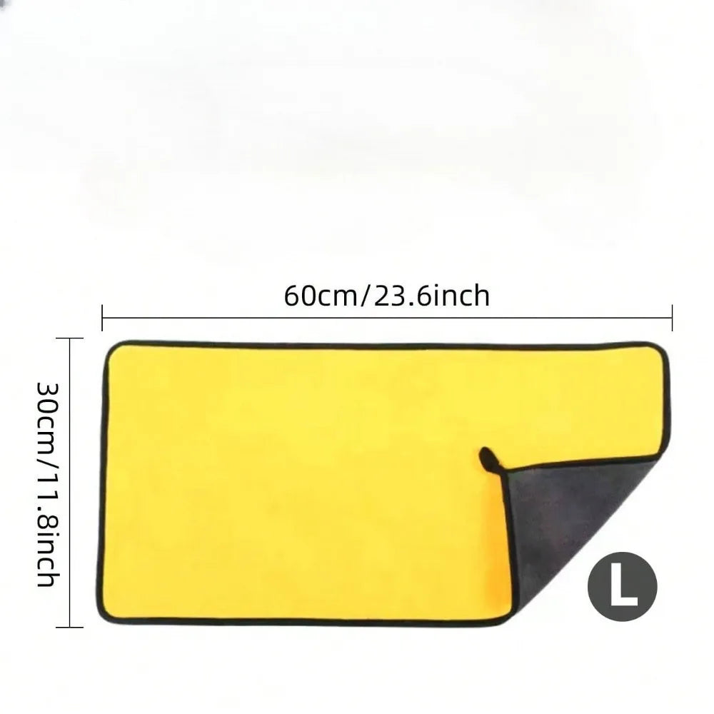 Microfiber Car Cleaning Towels (30 × 60 cm)