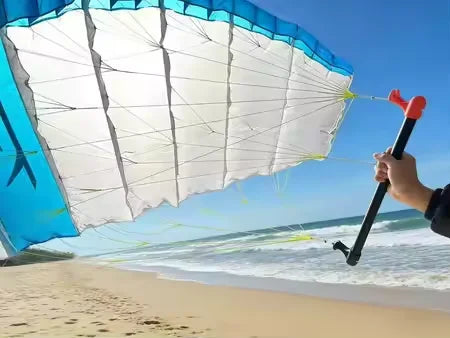 Airo 4.5-meter Nylon Flat Sweep Foil Entry-level Kite Suitable As a Trainer Kite for Both Children and Adults Ocean Waters