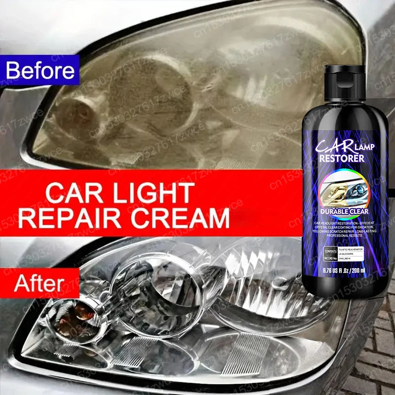 Car Headlight Restoration Polishing Kits Headlamp Repair Kits Car Light Polisher Cleaning Paste Car Paint Care Refurbish Agent