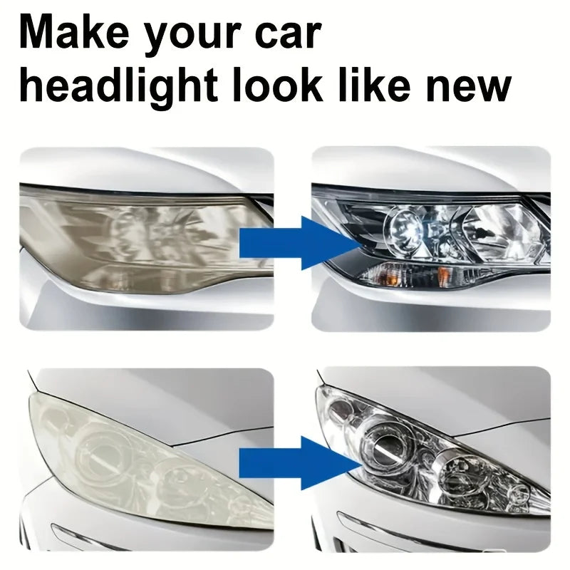 Car Headlight Restoration Kit – Scratch & Oxidation Remover