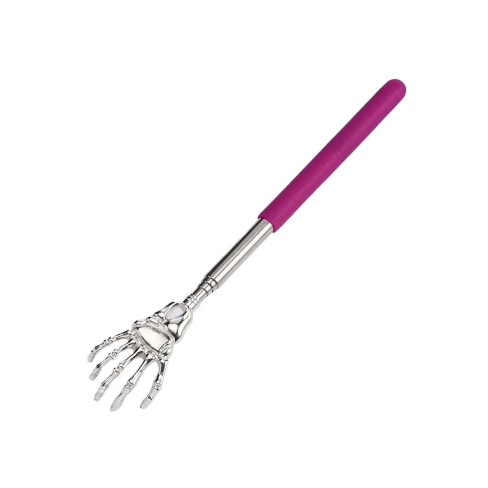 1 Piece Extendable Back Scratcher Portable Telescoping Metal Stainless Steel Back Scratchers Hand Massager