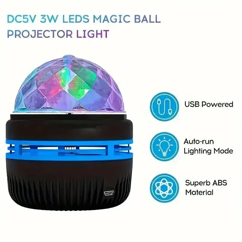 Galaxy Star Projector Night Light (USB)