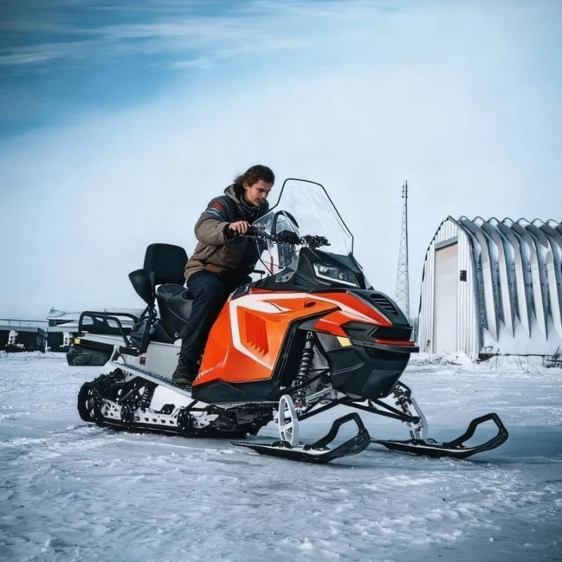 Qiqu Adventure Prepare Extreme Terrain Capability Expedition 1000cc Petrol Snowmobile